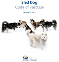 BC Sled Dog Code of Practice document